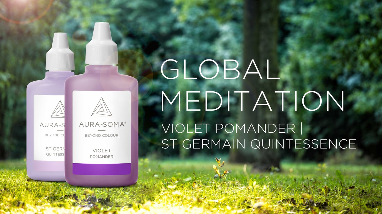 Global Meditation Violet Pomander & St Germain Quintessence